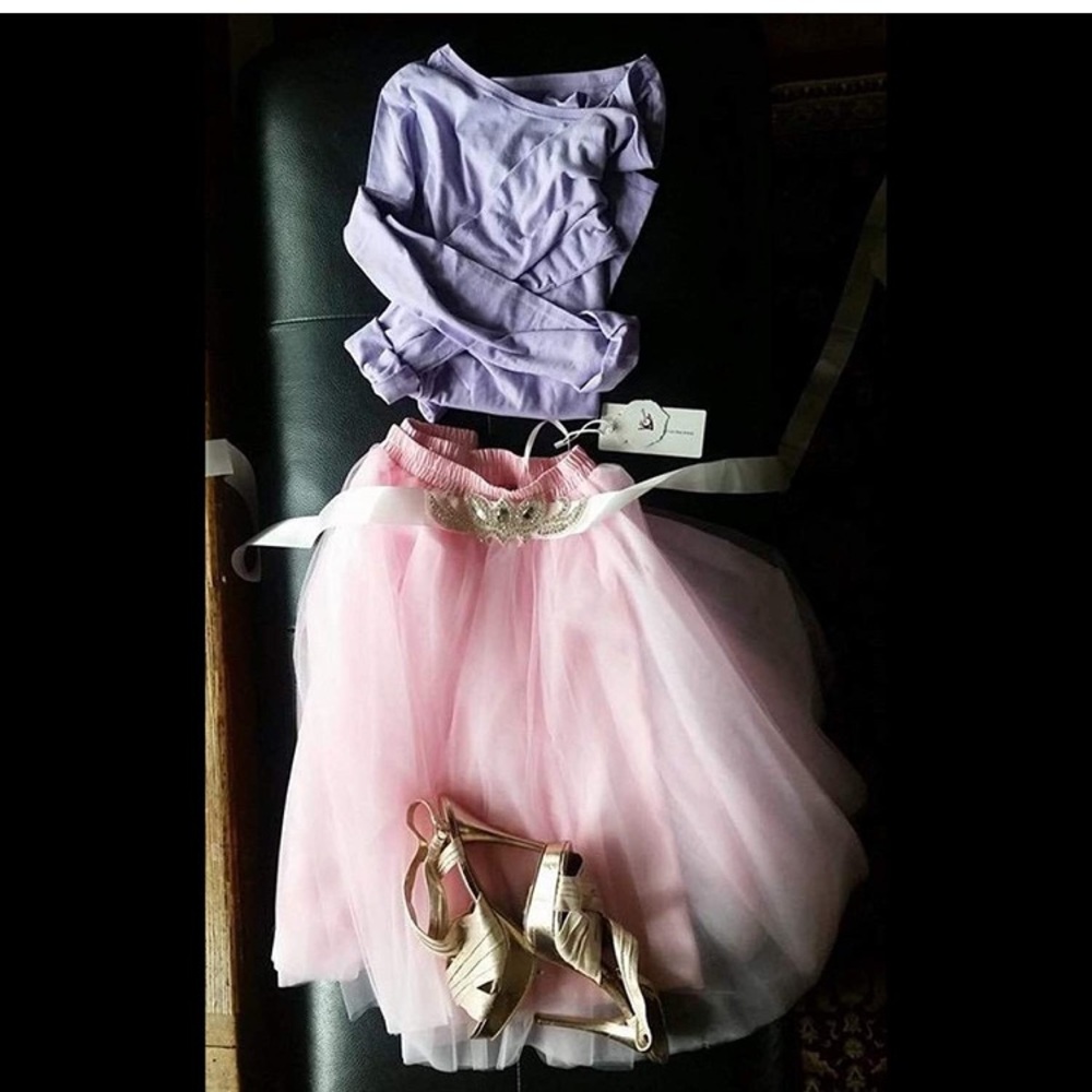 Pink Tulle Skirt